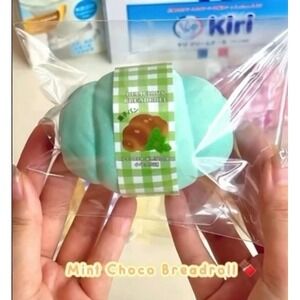 Squishy Bread Roll Chocolate Mint Scented Slow Rising Rice Deer Squishies NEW